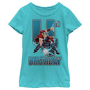 Girl's Marvel Thor Hammer 4th Birthday T-Shirt