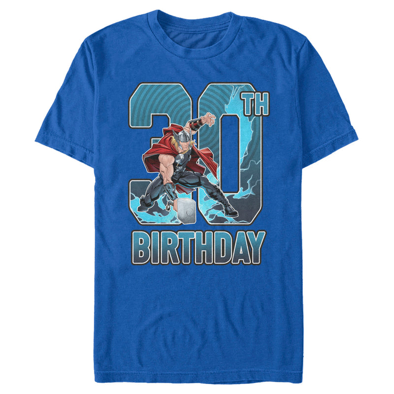 Men's Marvel Thor Hammer 30th Birthday T-Shirt