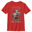 Boy's Marvel Rocket and Baby Groot 5th Birthday T-Shirt