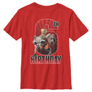 Boy's Marvel Rocket and Baby Groot 6th Birthday T-Shirt