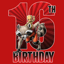 Junior's Marvel Rocket and Baby Groot 16th Birthday T-Shirt