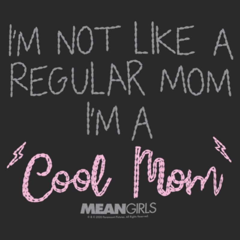 Junior's Mean Girls I'm Not Like a Regular Mom Embroidery Pattern Sweatshirt