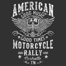 Men's Lost Gods American Motorcycle Rally Distressed T-Shirt