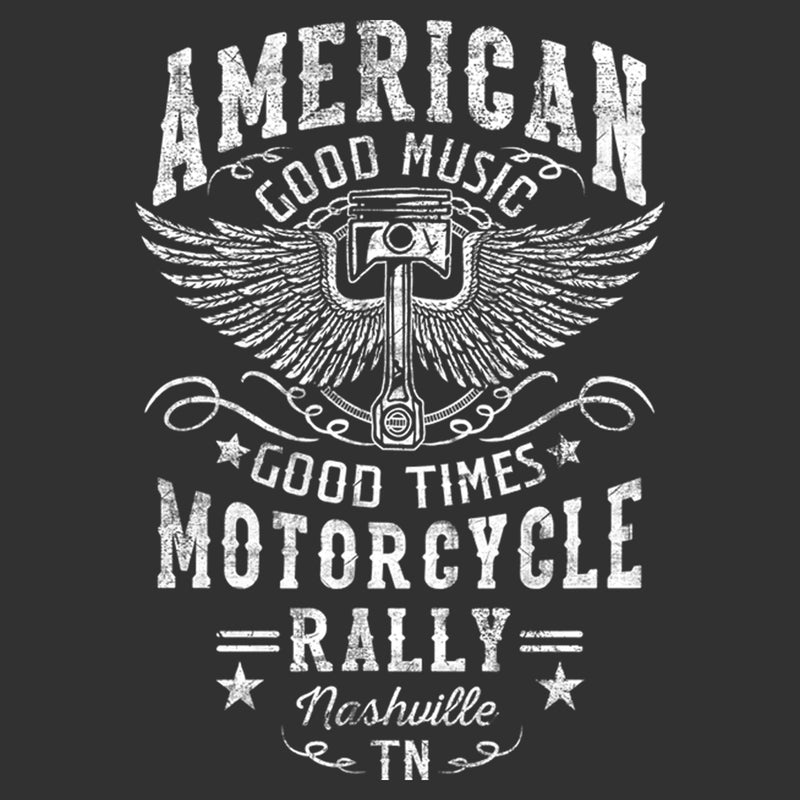 Men's Lost Gods American Motorcycle Rally Distressed T-Shirt