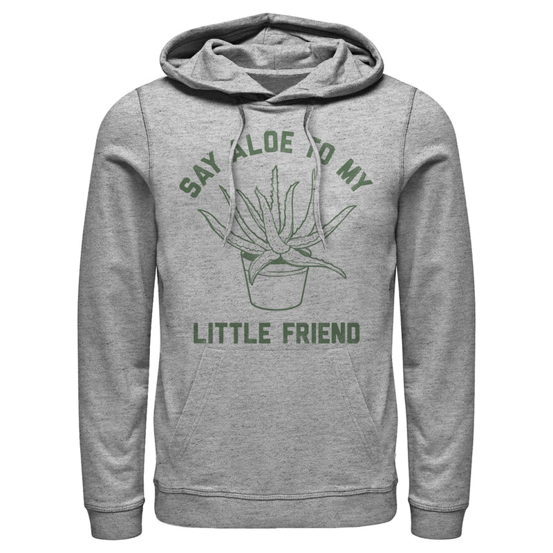 Men's Lost Gods Say Aloe To My Little Friend Pull Over Hoodie