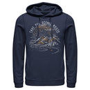 Men's Lost Gods Take the Scenic Route Road Pull Over Hoodie