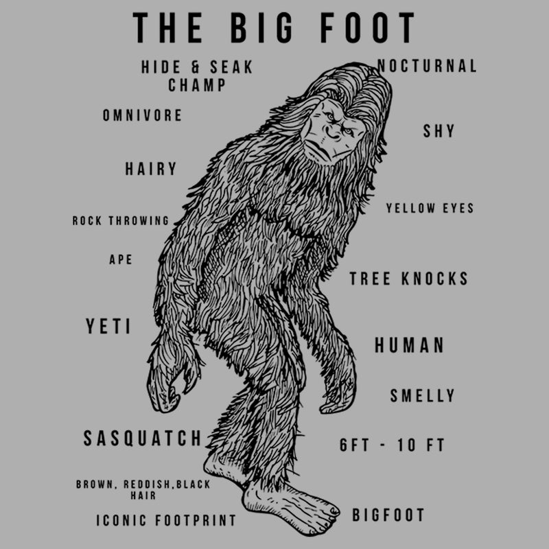 Boy's Lost Gods Big Foot Description T-Shirt