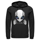 Men's Lost Gods Aliens Galaxy in Eyes Pull Over Hoodie