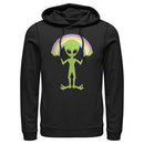 Men's Lost Gods Green Alien Rainbow Pull Over Hoodie