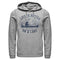 Men's Lost Gods Bear Canoe on Lake Pull Over Hoodie