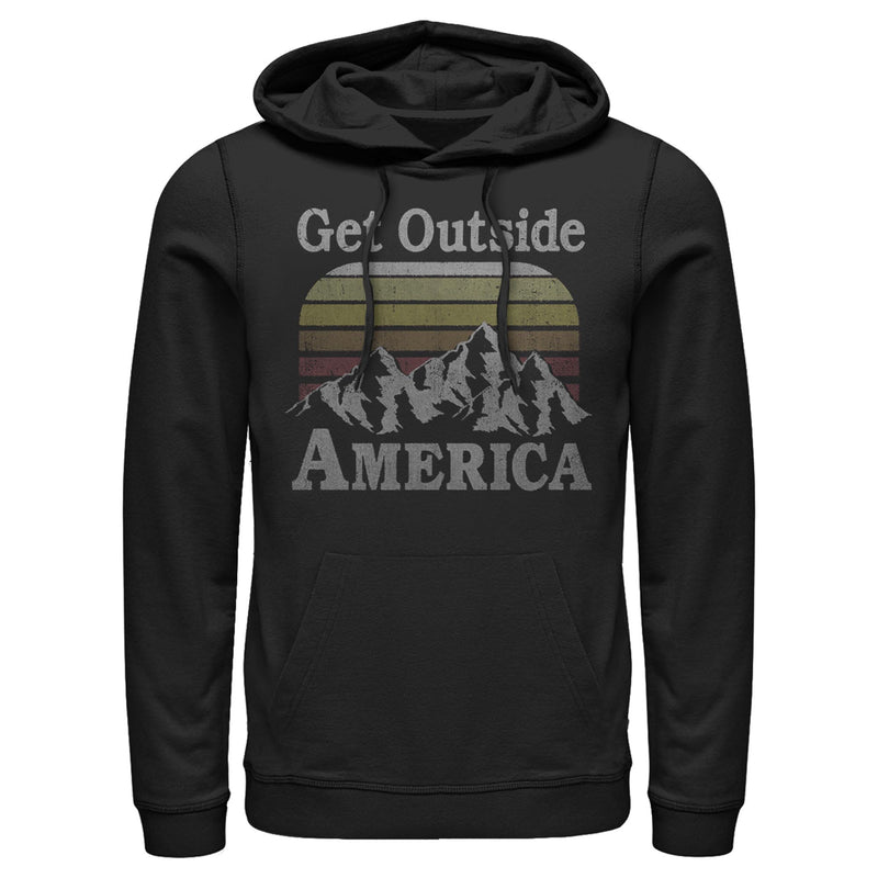 Men's Lost Gods Get Outside America Pull Over Hoodie