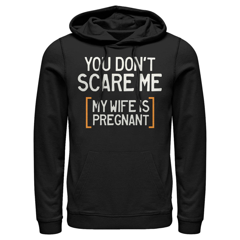 Men's Lost Gods My Wife Is Pregnant Pull Over Hoodie