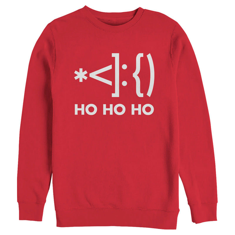 Men's Lost Gods Emoticon Santa Sweatshirt