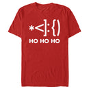 Men's Lost Gods Emoticon Santa T-Shirt