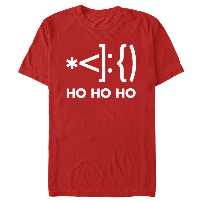 Men's Lost Gods Emoticon Santa T-Shirt