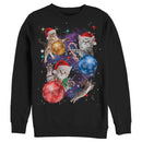 Men's Lost Gods Xmas Cats in Space Sweatshirt