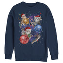 Men's Lost Gods Xmas Cats in Space Sweatshirt