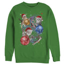 Men's Lost Gods Xmas Cats in Space Sweatshirt