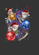 Men's Lost Gods Xmas Cats in Space Sweatshirt