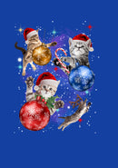 Men's Lost Gods Xmas Cats in Space T-Shirt