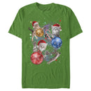 Men's Lost Gods Xmas Cats in Space T-Shirt