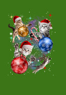 Men's Lost Gods Xmas Cats in Space T-Shirt