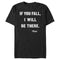 Men's Lost Gods If You Fall I Will Be There T-Shirt