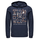 Men's Lost Gods Camp Hike Explore the Outdoors Pull Over Hoodie