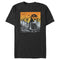 Men's Lost Gods Distressed Camping Scene T-Shirt