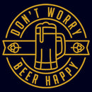 Men's Lost Gods Don't Worry Beer Happy T-Shirt