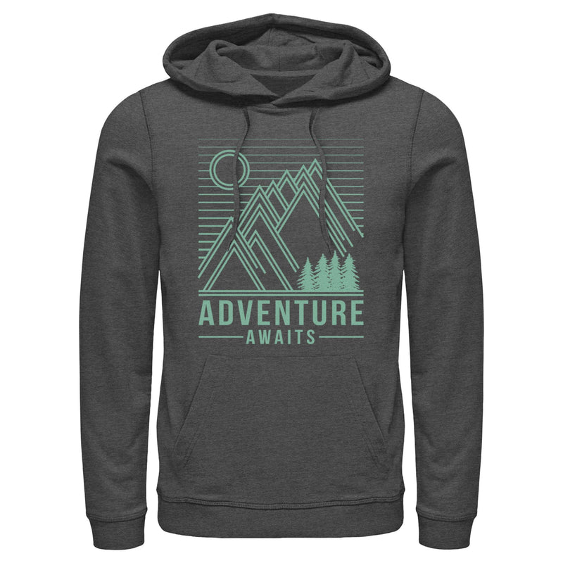 Men's Lost Gods Adventure Awaits Pull Over Hoodie