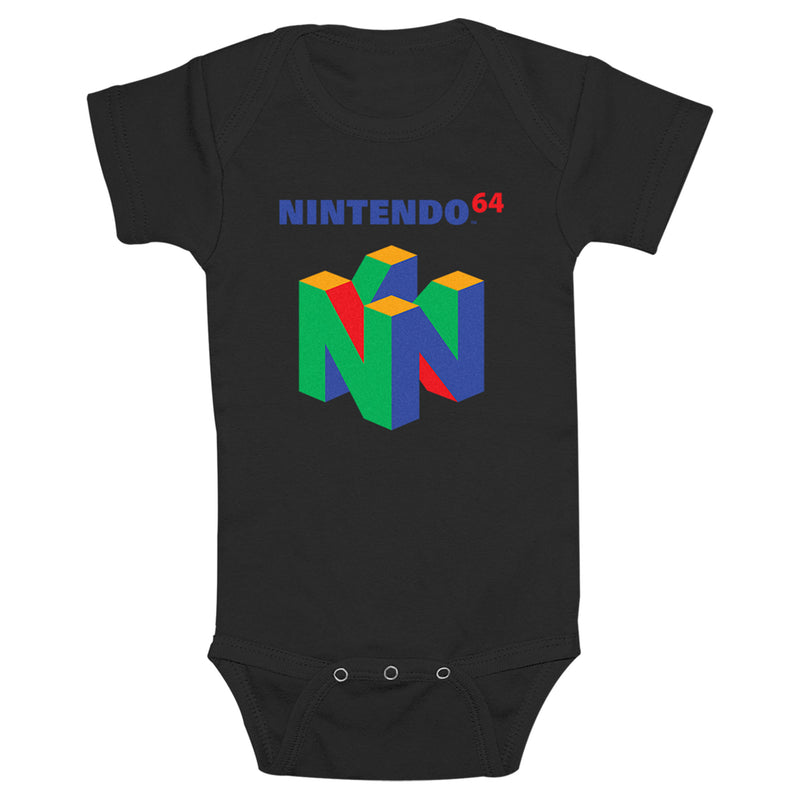 Infant's Nintendo Classic N64 Icon Onesie