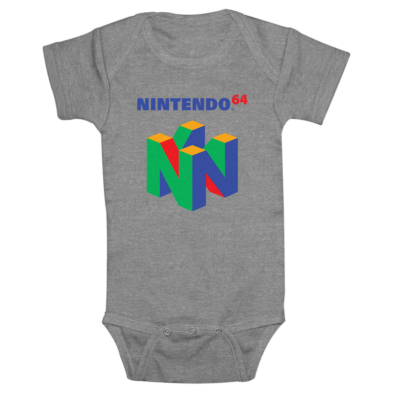 Infant's Nintendo Classic N64 Icon Onesie