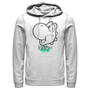 Men's Nintendo Yoshi Headshot Pull Over Hoodie