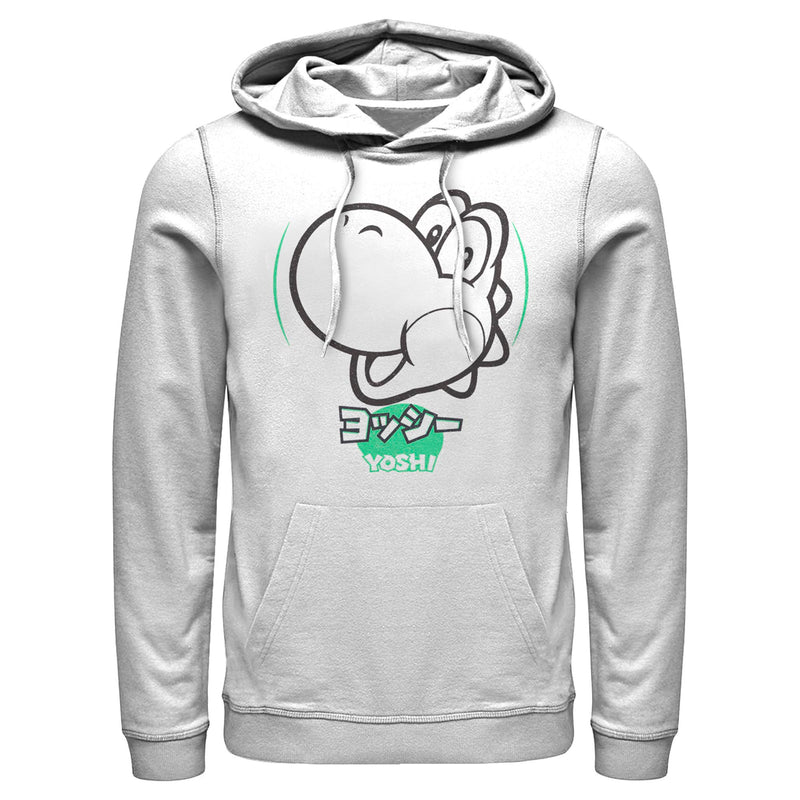 Men's Nintendo Yoshi Headshot Pull Over Hoodie