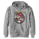 Boy's Nintendo Super Mario Tire Pull Over Hoodie