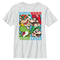 Boy's Nintendo Colorful Character Grid T-Shirt