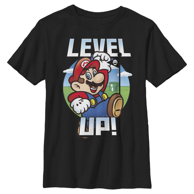 Boy's Nintendo Super Mario Level Up! T-Shirt