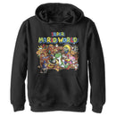 Boy's Nintendo Super Mario World Poster Pull Over Hoodie