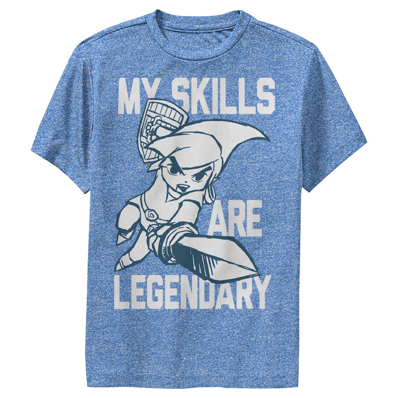 Boy's Nintendo The Legend of Zelda My Skills are Legendary Link Performance Tee