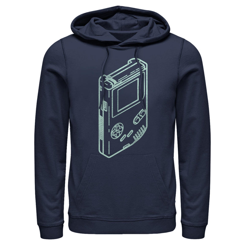 Men's Nintendo Diagram Game Boy Pull Over Hoodie