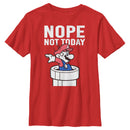 Boy's Nintendo Super Mario Nope Not Today T-Shirt