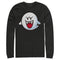 Men's Nintendo Mario Boo Ghost Smile Long Sleeve Shirt