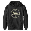 Boy's Nintendo The Legend of Zelda Breath of the Wild Circle Logo Pull Over Hoodie