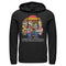 Men's Nintendo Retro Group Shot Distressed Pull Over Hoodie