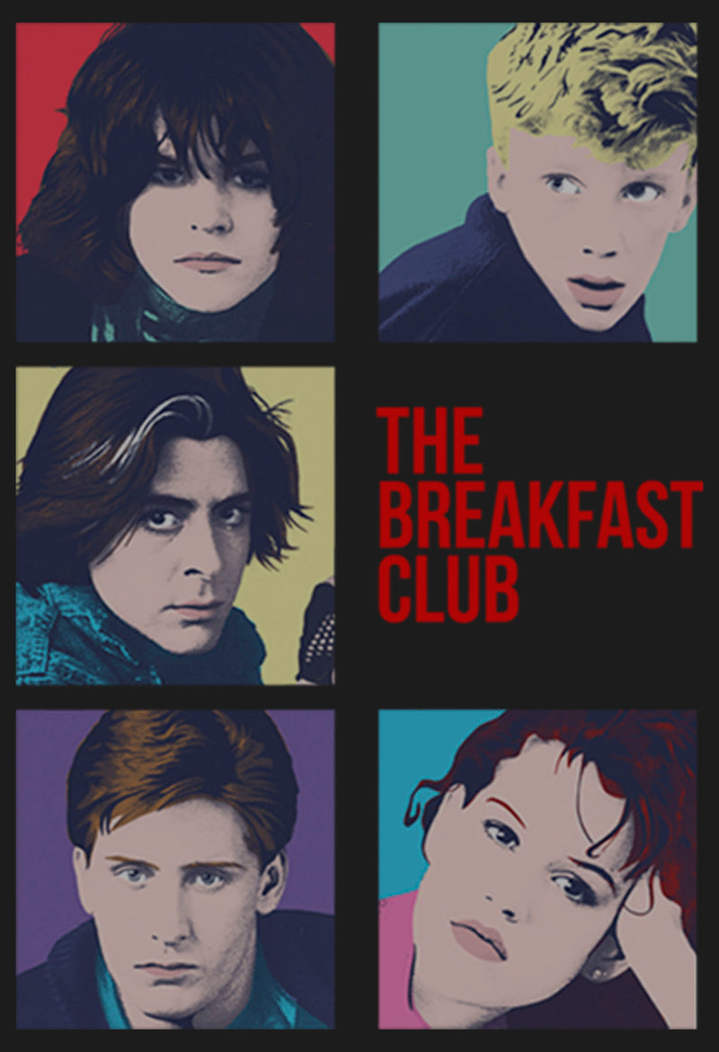 Junior's The Breakfast Club Pop Art Character Portraits Festival Muscle Tee