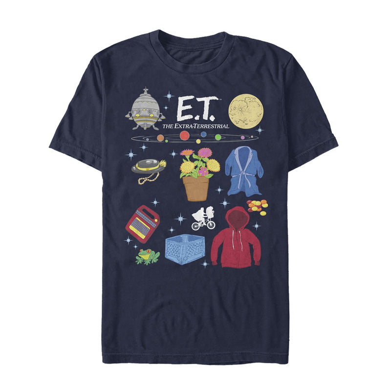 Men's E.T. the Extra-Terrestrial Favorite Movie Props T-Shirt
