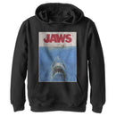 Boy's Jaws Retro Distressed Poster Pull Over Hoodie
