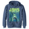 Boy's Jaws Neon Poster Pull Over Hoodie