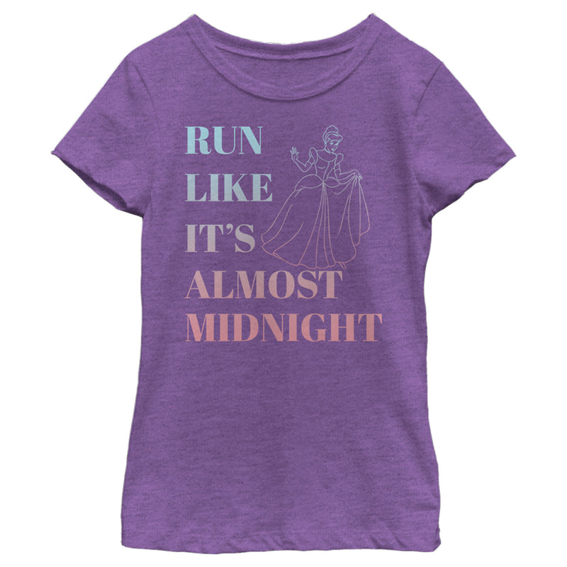 Girl's Cinderella Run Like Midnight T-Shirt